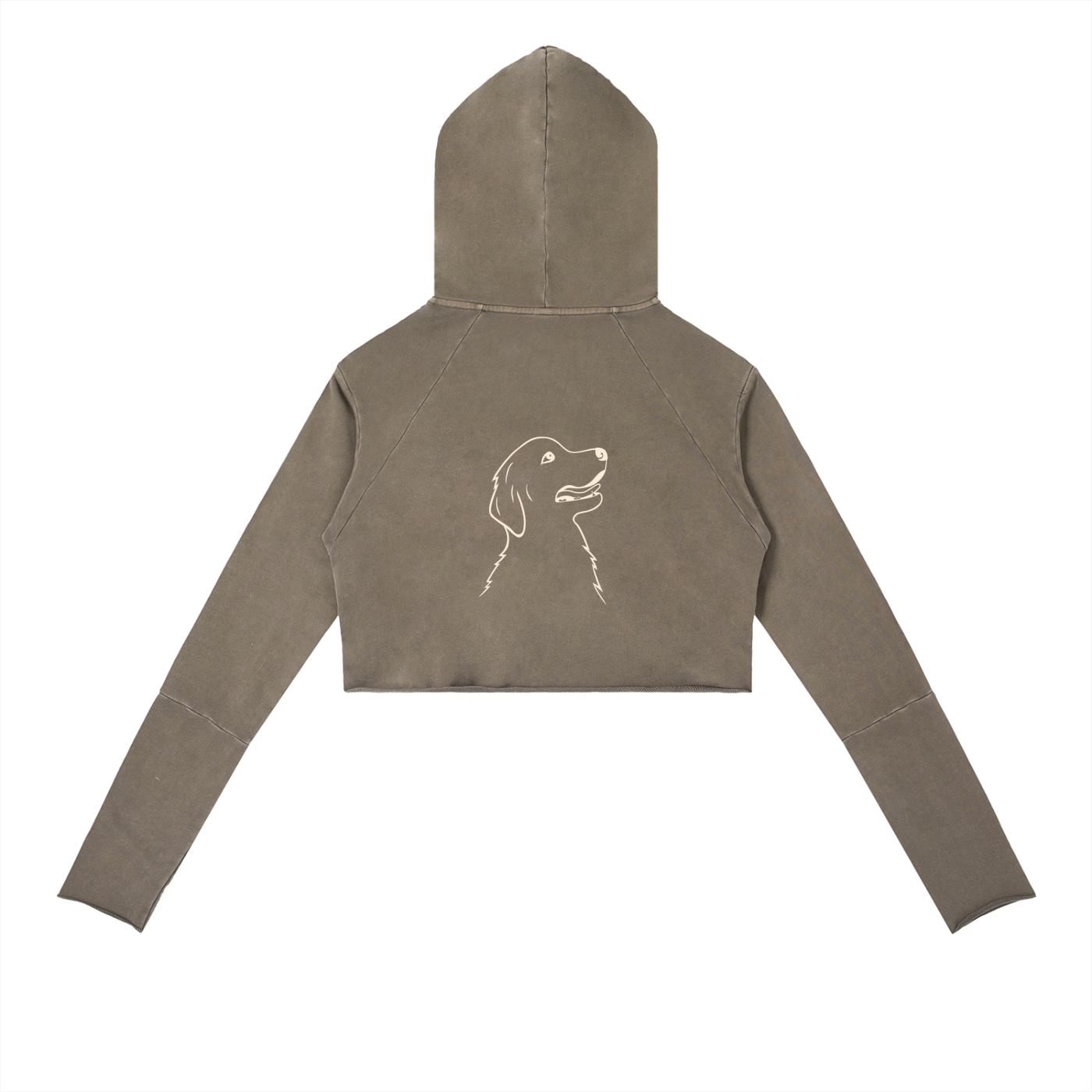 Digo Cropped Womens Hoodie