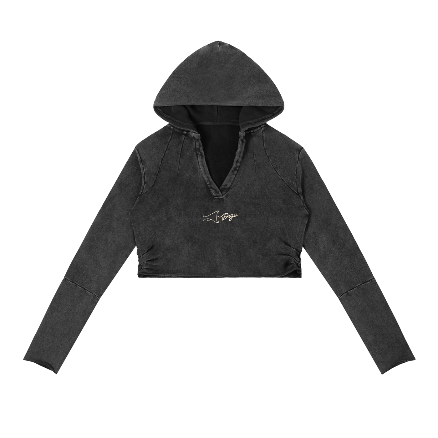 Digo Cropped Womens Hoodie