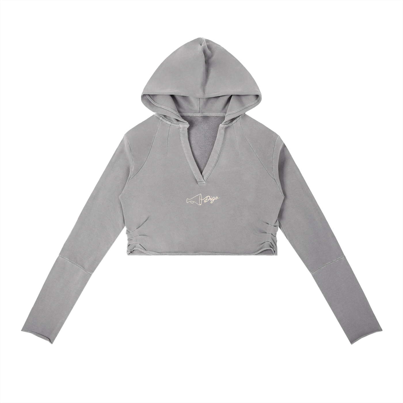 Digo Cropped Womens Hoodie