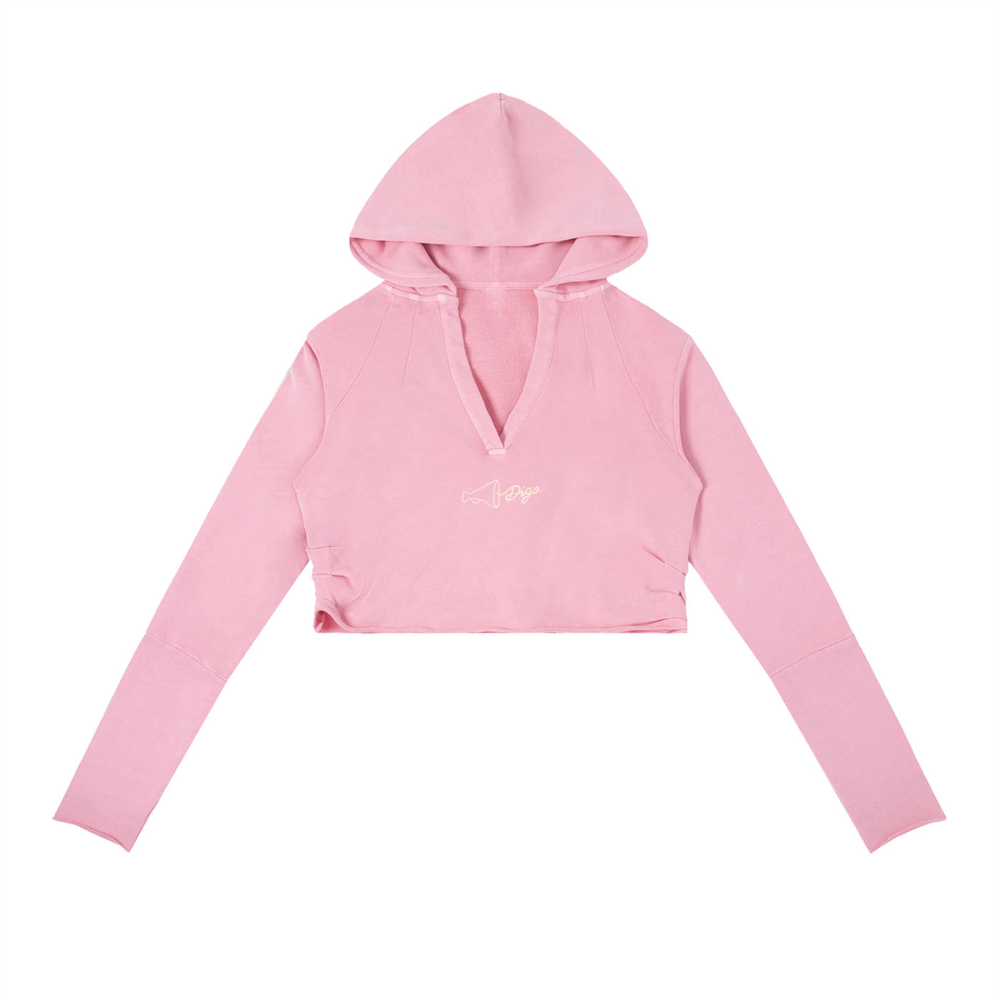 Digo Cropped Womens Hoodie