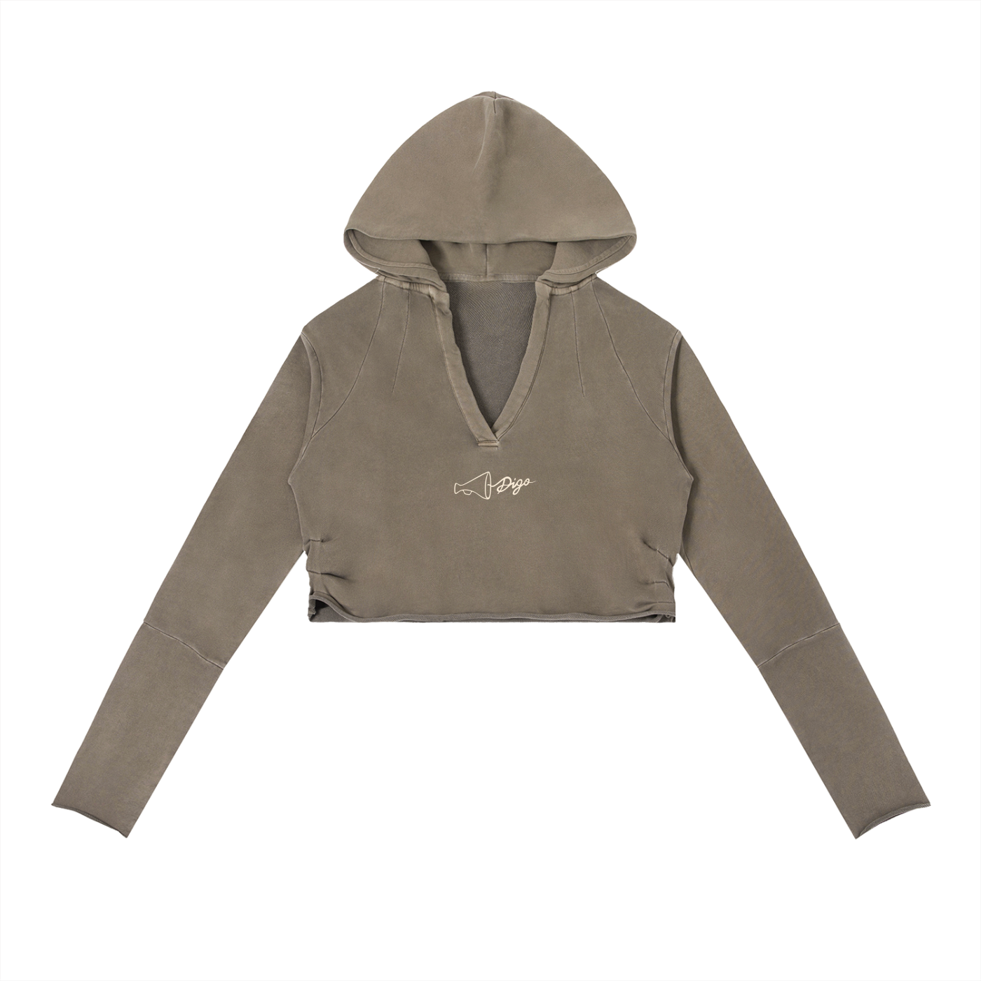 Digo Cropped Womens Hoodie