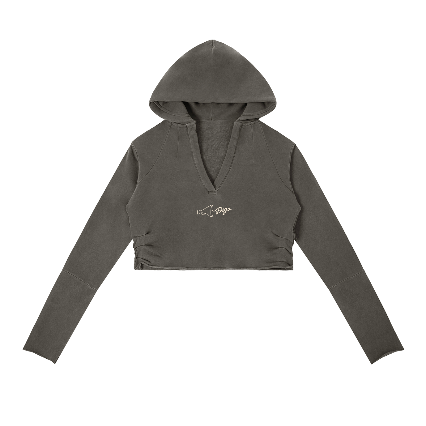 Digo Cropped Womens Hoodie
