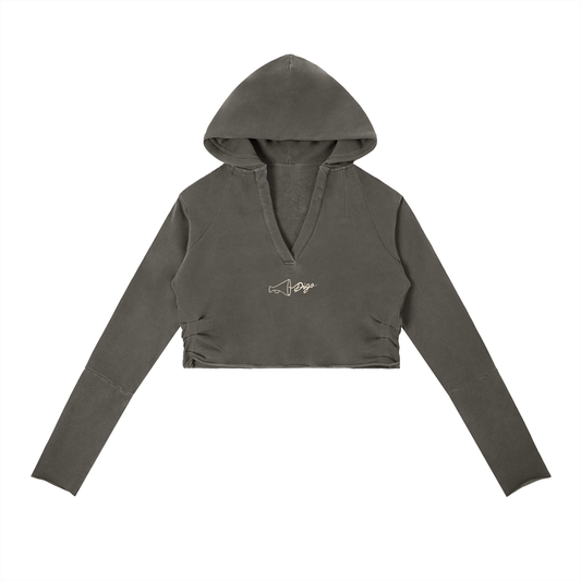 Digo Cropped Womens Hoodie