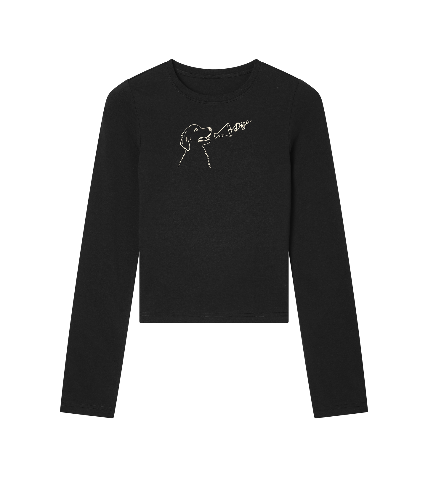 Digo Womens Fitted Long Sleeve Tee