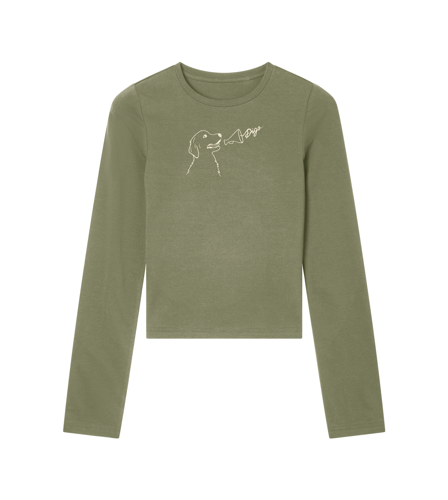 Digo Womens Fitted Long Sleeve Tee